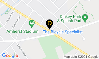 The Bicycle Specialist in Amherst map