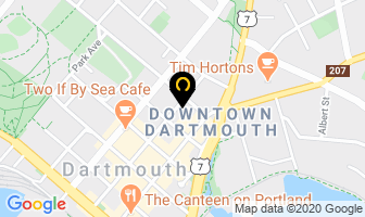 The Big Wash in Dartmouth map