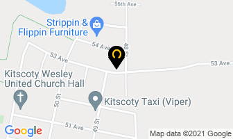 The Blonde Door in Kitscoty map