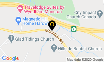 The Boardwalk Driving Range in Moncton map