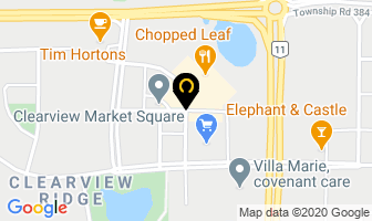 The Body Garage in Red Deer map