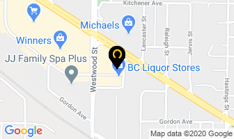The Bombay Restaurant in Port Coquitlam map