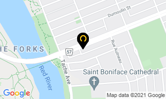 The Brabar & Panterie in Winnipeg map