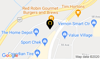 The Brick in Vernon map