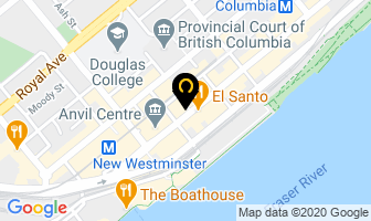 The Bridal Gallery in New Westminster map