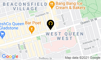 The Brixton Leasing Gallery in Toronto map