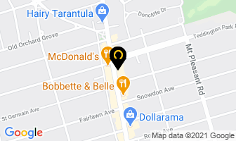The Burgers Priest in Orillia map