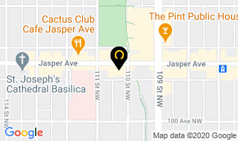 The Business Clinic in Edmonton map