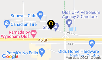 The Business Depot Ltd in Olds map