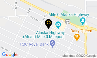The Butcher Block in Dawson Creek map