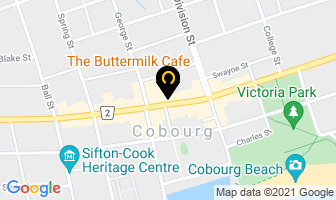 The Buttermilk Cafe in Cobourg map