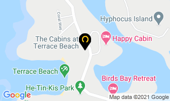 The Cabins At Terrace Beach in Ucluelet map