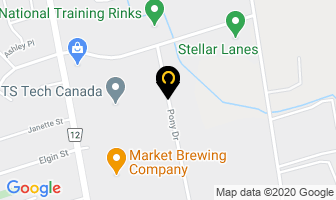 The Canadian Plastics Group in Newmarket map