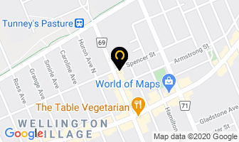 The Car Clinic in Guelph map