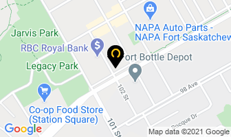The Cash Store in Fort Saskatchewan map