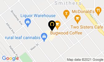 The Cash Store in Smithers map