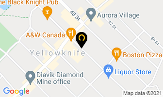 The Cash Store in Yellowknife map