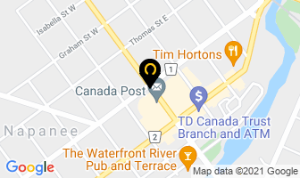 The Cash Store in Greater Napanee map
