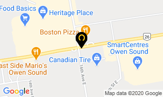 The Cash Store in Owen Sound map