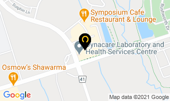 The Centre For Physical Health in Barrie map