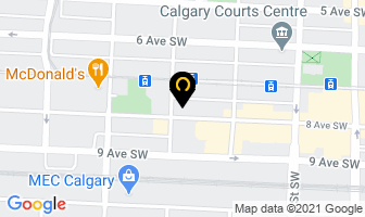 The Chick Pea in Calgary map