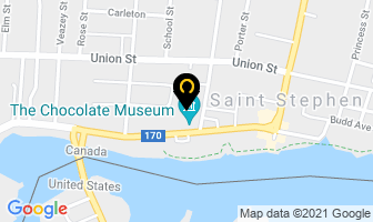 The Chocolate Museum in Saint Stephen map
