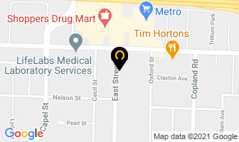 The Chris Dawson Foundation in Sarnia map