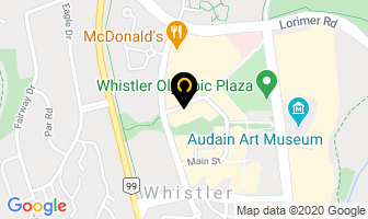 The Circle in Whistler map