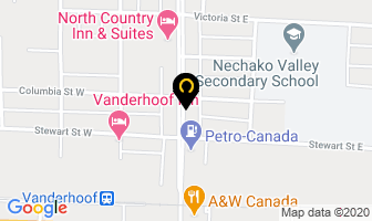 The Clip Joint in Vanderhoof map