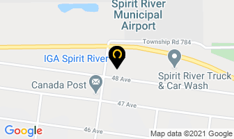 The Co-Operators in Spirit River map