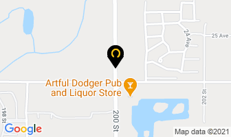 The Coffee Mug Restaurant in Langley map