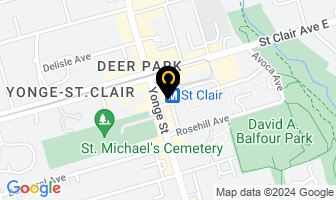The Cohen Clinic in Toronto map