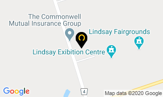 The Commonwell Mutual Insurance Group in Lindsay map