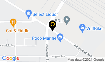 The Copy Shop in Port Coquitlam map