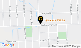 The Corner Pizza in East Angus map