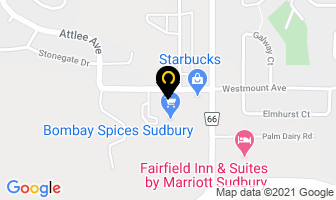 The Corner Store in Sudbury map