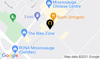 The Crack Doctor in Mississauga map