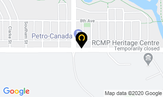 The Crown & Hand Pub in Regina map