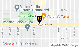 The Debenture Company in Regina map
