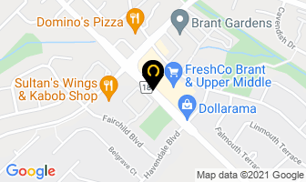 The Deli House in Burlington map
