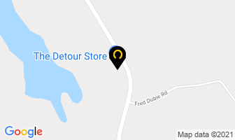 The Detour Store in Port Carling map