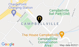 The Dog Groomer in Hamilton map