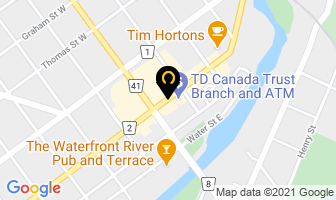 The Dollar Club in Napanee map