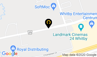 The Durham Corporate Center in Whitby map