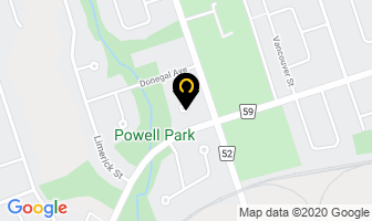 The Electrician in Oshawa map