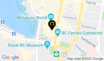The Empress Room in Victoria map