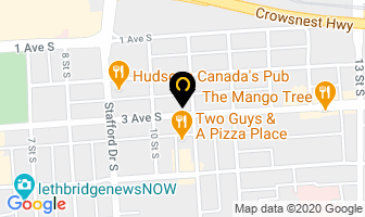 The Fabric Addict in Lethbridge map