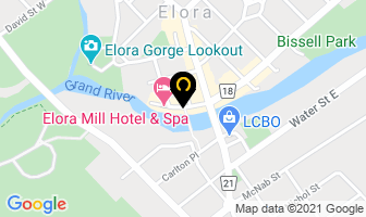 The Finishing Touch Home Decor in Elora map