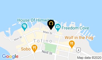 The Fish Store in Tofino map