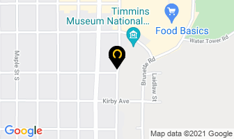 The Fitness Zone in Timmins map